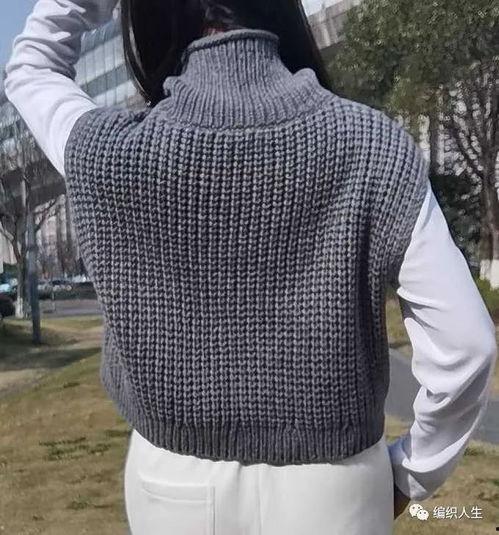 女网红编织马甲视频,轻松学会时尚编织技巧